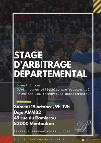 stage commissaires et arbitres