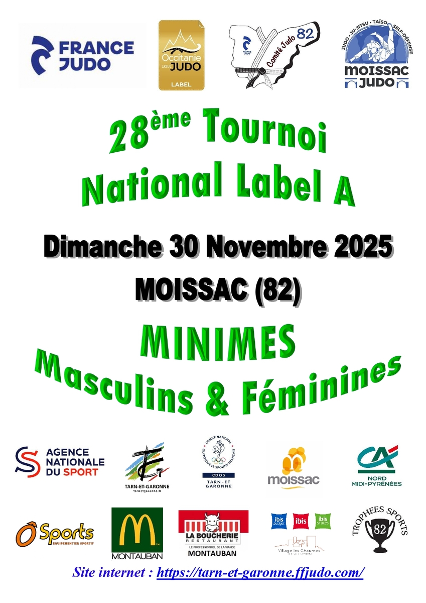Tournoi Minimes de Moissac 30 Novembre