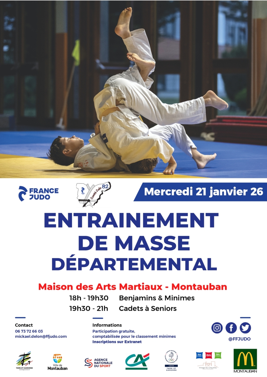 ENTRAINEMENT DE MASSE BENJAMINS/MINIMES + CADETS/SENIORS