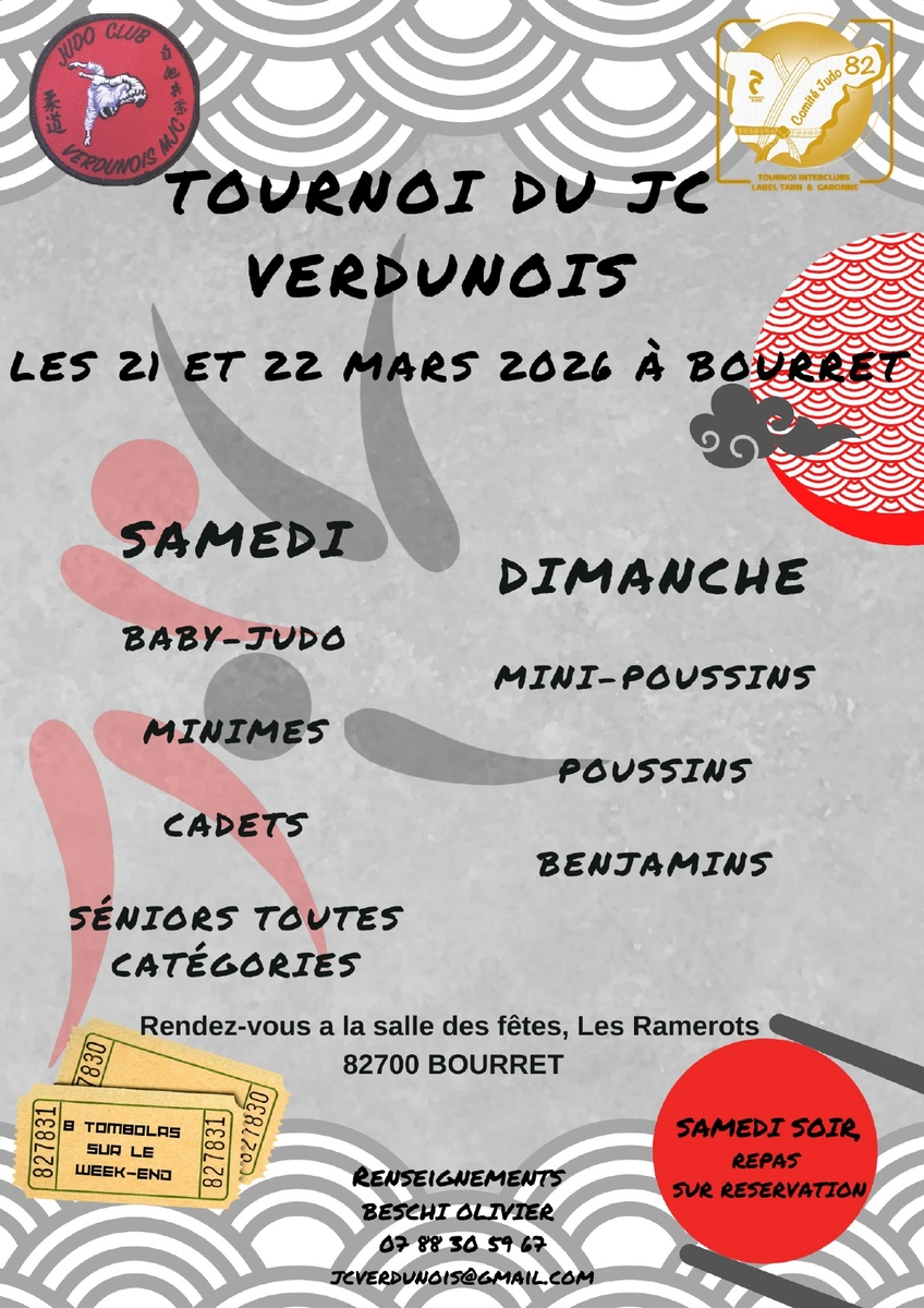 4ème Tournoi Interclubs de Judo du Tarn-et-Garonne à Bourret