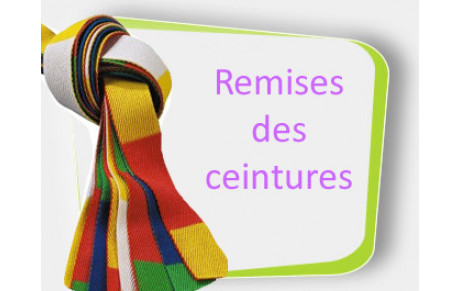 Remise des ceintures