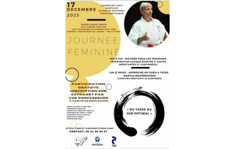 Journée féminine 17 décembre 2023