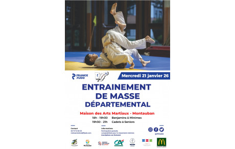 ENTRAINEMENT DE MASSE BENJAMINS/MINIMES + CADETS/SENIORS